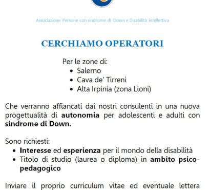 Cerchiamo Operatori