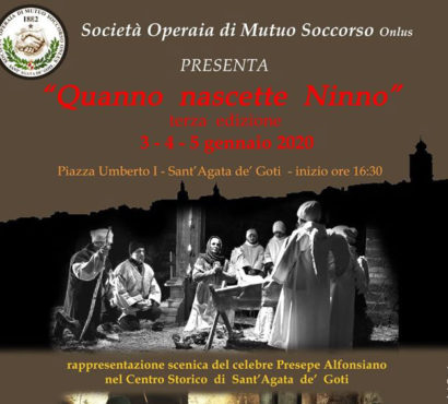 Sant’Agata de’ Goti: terzo appuntamento con il “Presepe Alfonsiano”