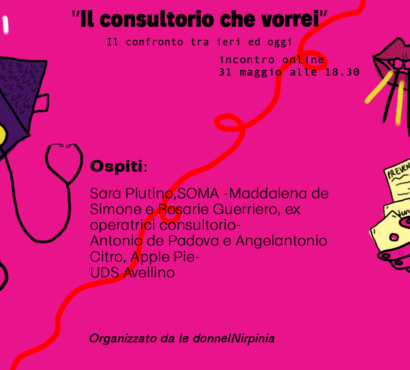 Incontro “il consultorio che vorrei. Incontro tra ieri e oggi”. Il 31 maggio la diretta in streaming