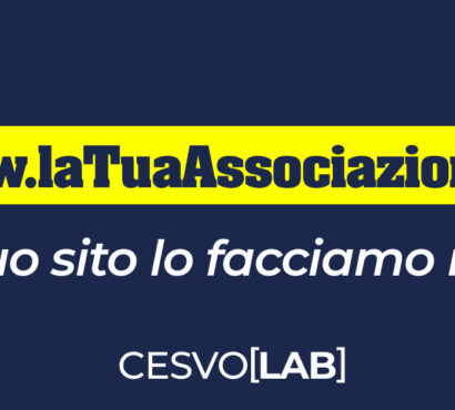 Servizio di creazione sito web per le associazioni