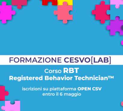 Formazione CSV. Corso RBT – Registered Behavior Technician™