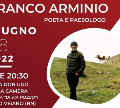 Franco Arminio a Pago Veiano per l’incontro organizzato dall’associazione Artemide Aps