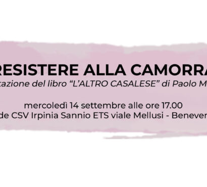 A Benevento la presentazione del libro di Paolo Miggiano “L’altro casalese” sulla storia di Domenico Noviello