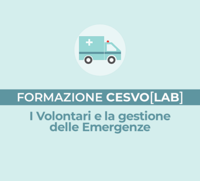 Corso – I volontari e la gestione delle emergenze