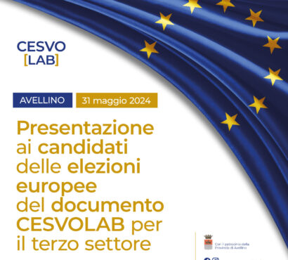 Presentazione del documento CESVOLAB per il terzo settore ai candidati alle Elezioni Europee