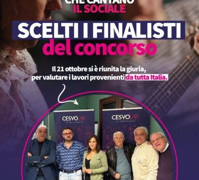 Scelti i finalisti del concorso “Le parole che cantano il sociale”