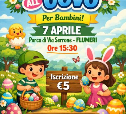 Caccia all’Uovo – 7 Aprile – Associazione Bagliori di Luce