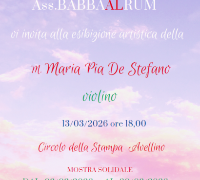 Babbaalrum – Esibizione artistica di Maria Pia De Stefano – Mostra Solidale