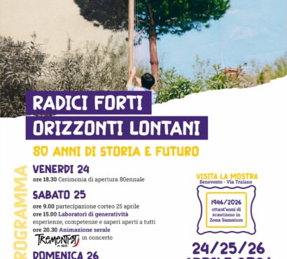 Radici forti orizzonti lontani – 24/25/26 aprile, piazza Roma – Benevento