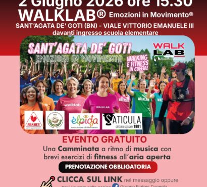 2 giugno 2026 – WalkLab Emozioni in movimento – San’Agata dei Goti