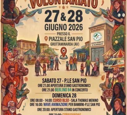 XXIª Festa del Volontariato organizzata dalla Pubblica Assistenza Grottaminarda ODV