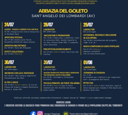 UMANI 2026 – Festival dell’inclusione e delle differenze