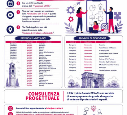 BANDO VOLONTARIATO 2026: PROGETTA INSIEME AL CESVOLAB!