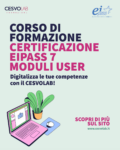 CORSO DI FORMAZIONE CONSEGUIMENTO CERTIFICAZIONE EIPASS