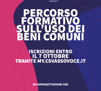 Percorso formativo sull’uso dei beni comuni