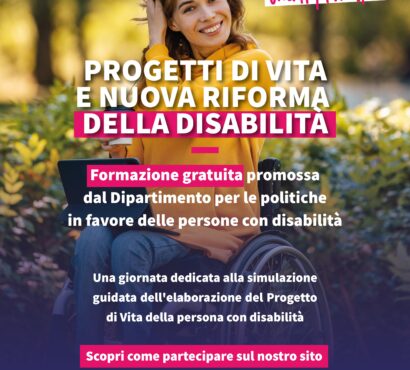 Formazione sulla riforma in materia di disabilità per la redazione dei progetti di vita