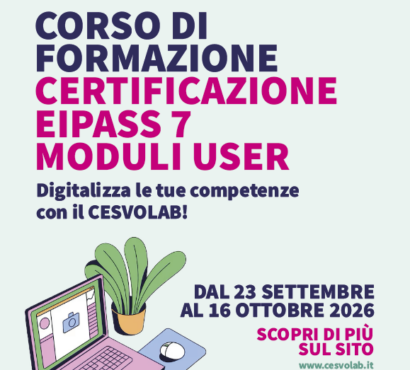 CORSO DI FORMAZIONE CONSEGUIMENTO CERTIFICAZIONE EIPASS