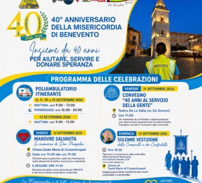 40° anniversario della Misericordia di Benevento